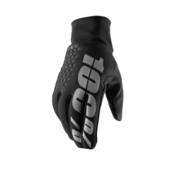 100% Brisker Hydromatic Waterproof Mountain Bike Gloves In Black