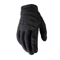 100% Brisker Cold Weather Gloves In Black/Grey