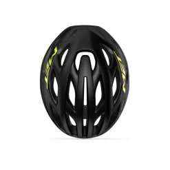 2023 MET Estro MIPS Road Cycling Helmet In Black Lime Yellow Metallic