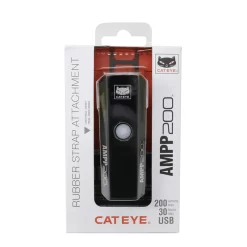 Cateye Ampp 200 Front Bike Light In Black