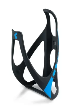 Cube HPP Bottle Cage In Matt Black And Blue