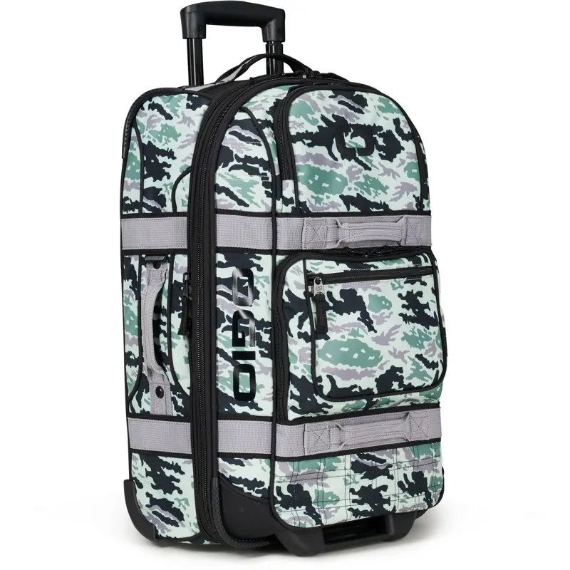 Ogio Layover 46l Wheeled Travel Bag In White Camo