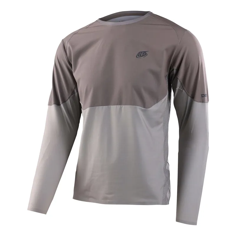 Troy Lee Designs Drift Long Sleeve Jersey In Solid Quarry