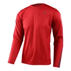 Troy Lee Designs Flowline Long Sleeve Solid Jersey In Baked Apple