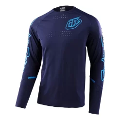 Troy Lee Designs Sprint Ultra Long Sleeve Mono Jersey In Navy