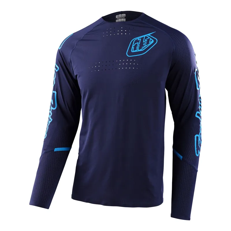 Troy Lee Designs Sprint Ultra Long Sleeve Mono Jersey In Navy