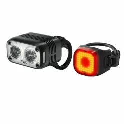 Knog Road 600 And Blinder Mini Square Bike Light Set