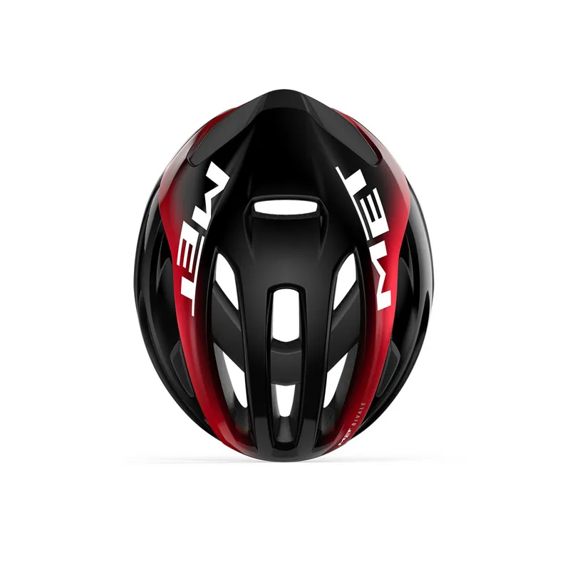 2023 MET Rivale MIPS Road Cycling Helmet In Black Red Mettalic - Image 3