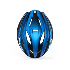 2023 MET Trenta MIPS Road Cycling Helmet In Blue Metallic