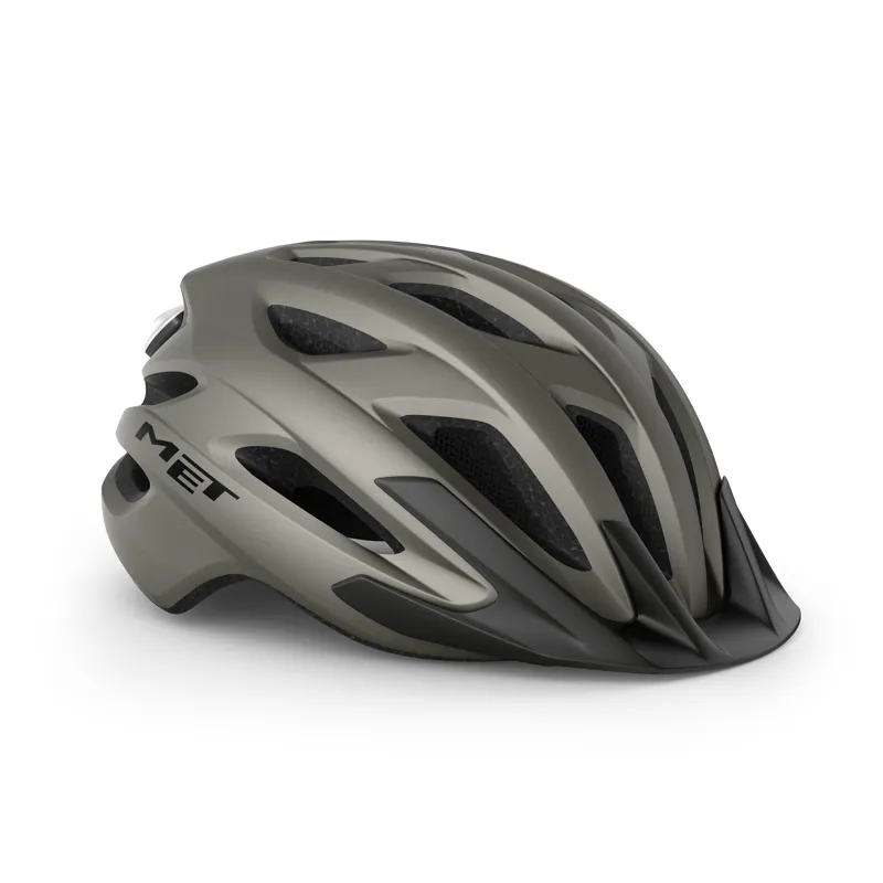 MET Crossover MIPS Cycling Helmet In Titanium