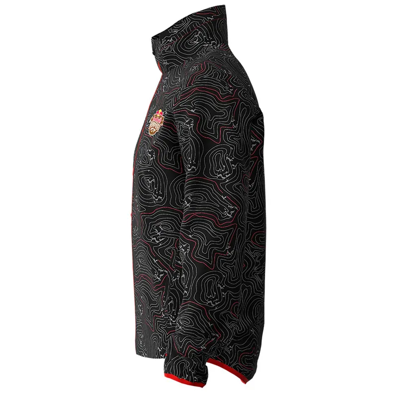 Red Bull Rampage Mountain Bike Windbreaker Jacket In Black And Red - Image 3