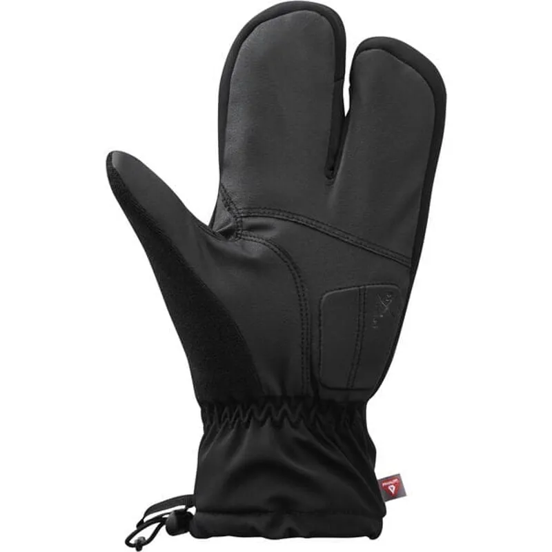 Shimano INFINIUM PRIMALOFT 2X2 Cycling Gloves In Black - Image 2