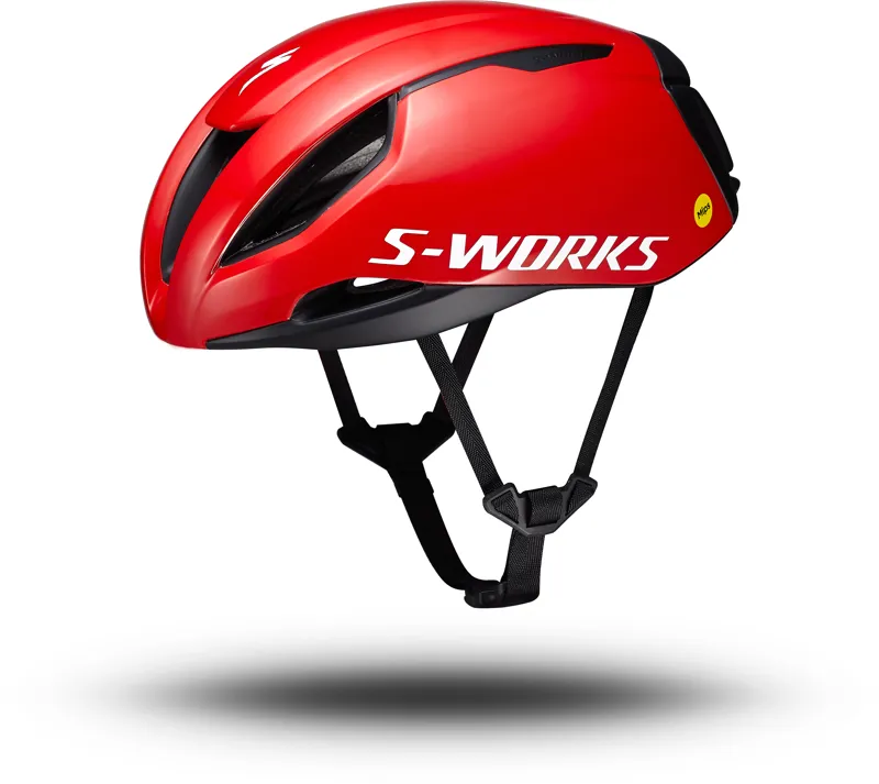 Specialized S-Works Evade 3 MIPS Helmet In Vivid Red - Image 2