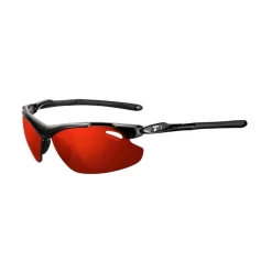Tifosi Tyrant 2.0 Clarion Red Lens Sunglasses In Black With Red Lens