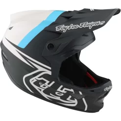 Troy Lee Designs D3 Fiberlite Full Face Helmet In Slant Green