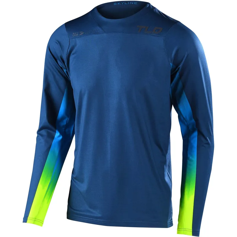 Troy Lee Designs Skyline Long Sleeve Jersey In Jet Fuel Navy
