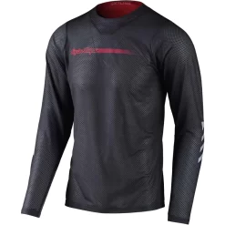 Troy Lee Designs Skyline Air Long Sleeve Jersey In Channel Carbon