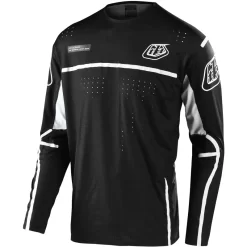 Troy Lee Designs Sprint Ultra Long Sleeve Lines Jersey In Black White