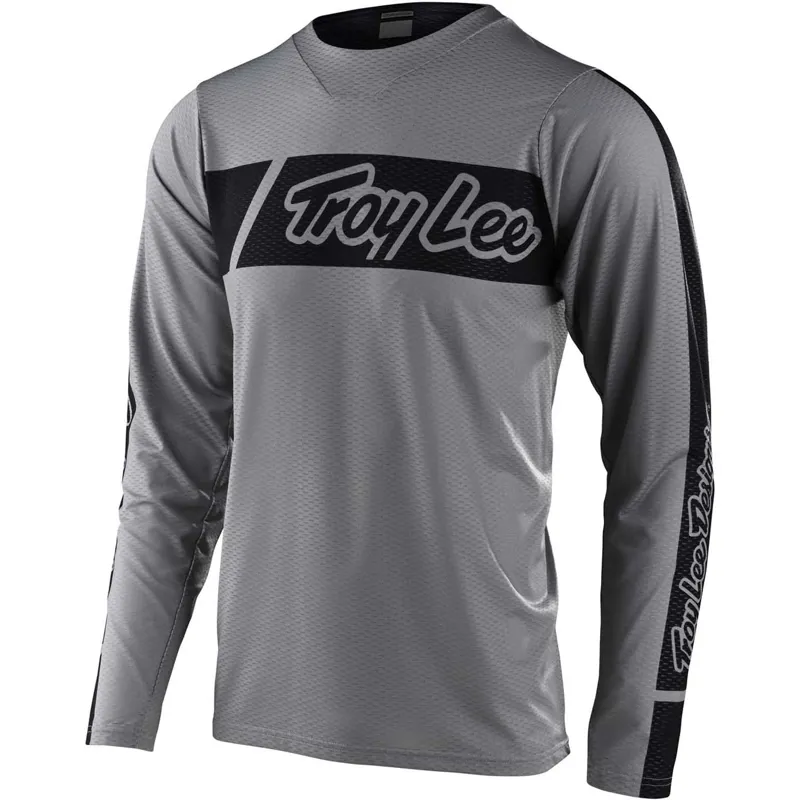 Troy Lee Designs Skyline Air Long Sleeve Jersey In Vox Grey