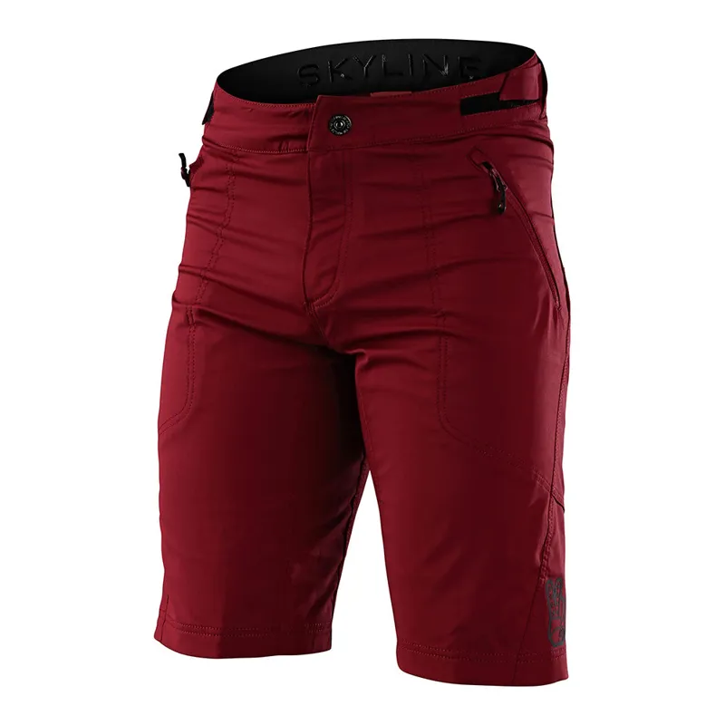 Troy Lee Designs Shell Only Skyline Shorts In Wine