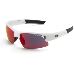 Tifosi Pro Escalate Half Shield Interchangeable Sunglasses In White