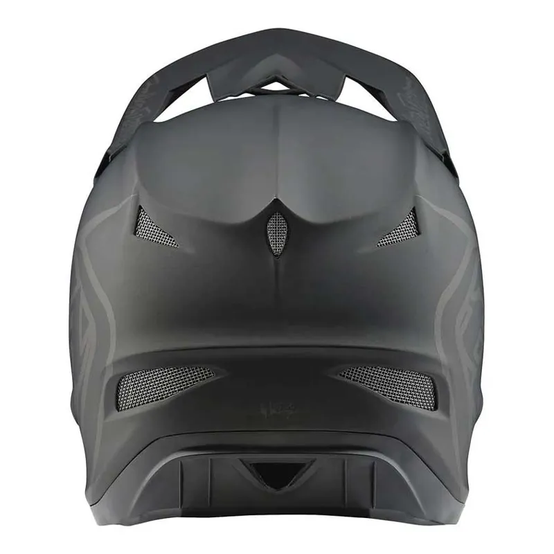 Troy Lee Designs D3 Fiberlite Full Face Helmet In Mono Black - Image 4