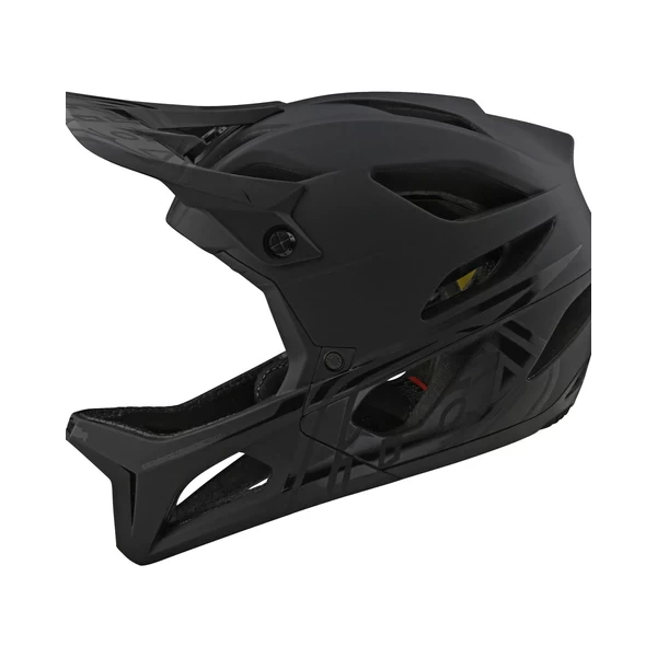 Troy Lee Designs Stage MIPS Full Face Helmet In Signature Black - Image 4