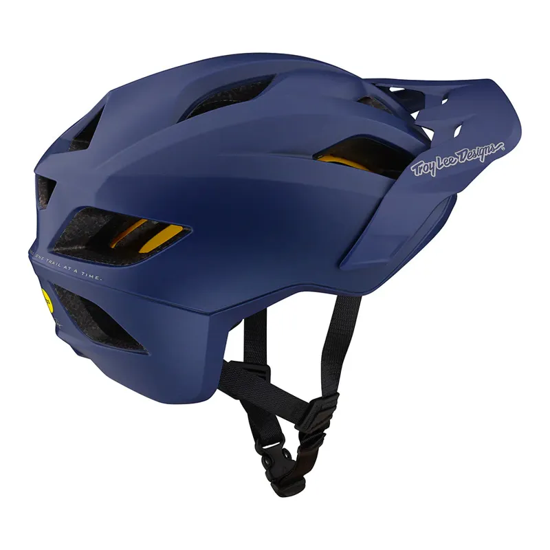 Troy Lee Designs Youth Flowline MIPS Mountain Bike Helmet Orbit Blue - Image 2