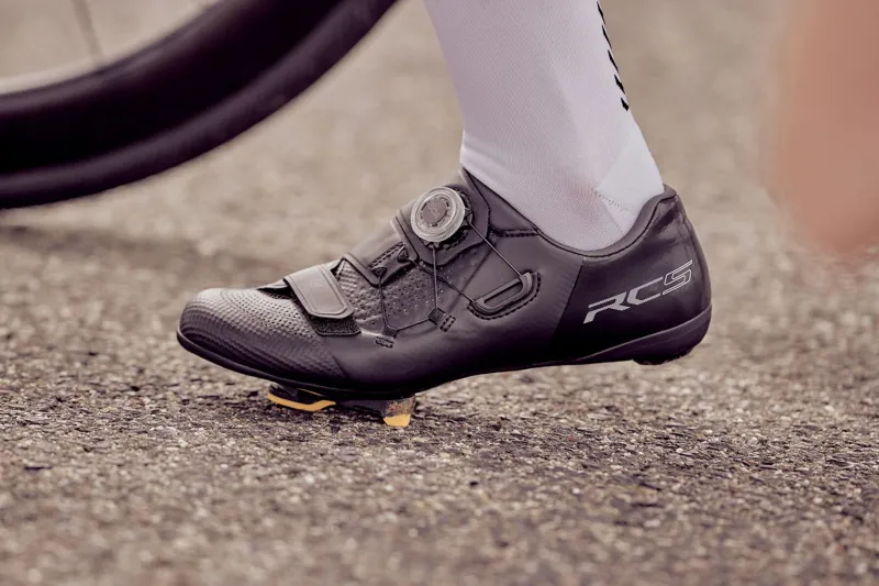 Shimano RC5 SPD-SL Road Cycling Shoes In Black - Image 2