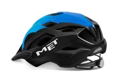MET Crossover Helmet In Black And Blue
