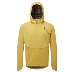 Altura Esker Waterproof Packable Jacket In Mustard