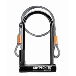Kryptonite Keeper 12 W/Flex Sold Secure Silver