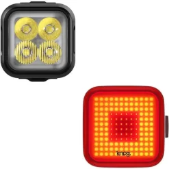 KNOG Blinder Pro 600 And Blinder Square Rear Light Set In Black
