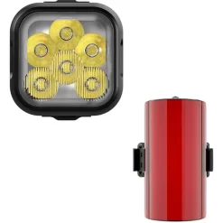 KNOG Blinder Pro 1300 And Cobber Mid Rear Bike Light Set