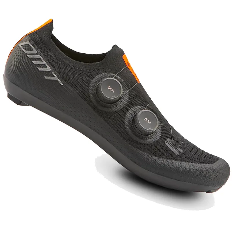 DMT KR0 Road Cycling Shoes In Black And Orange - Image 3