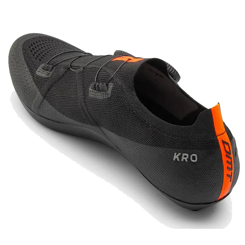 DMT KR0 Road Cycling Shoes In Black And Orange - Image 4