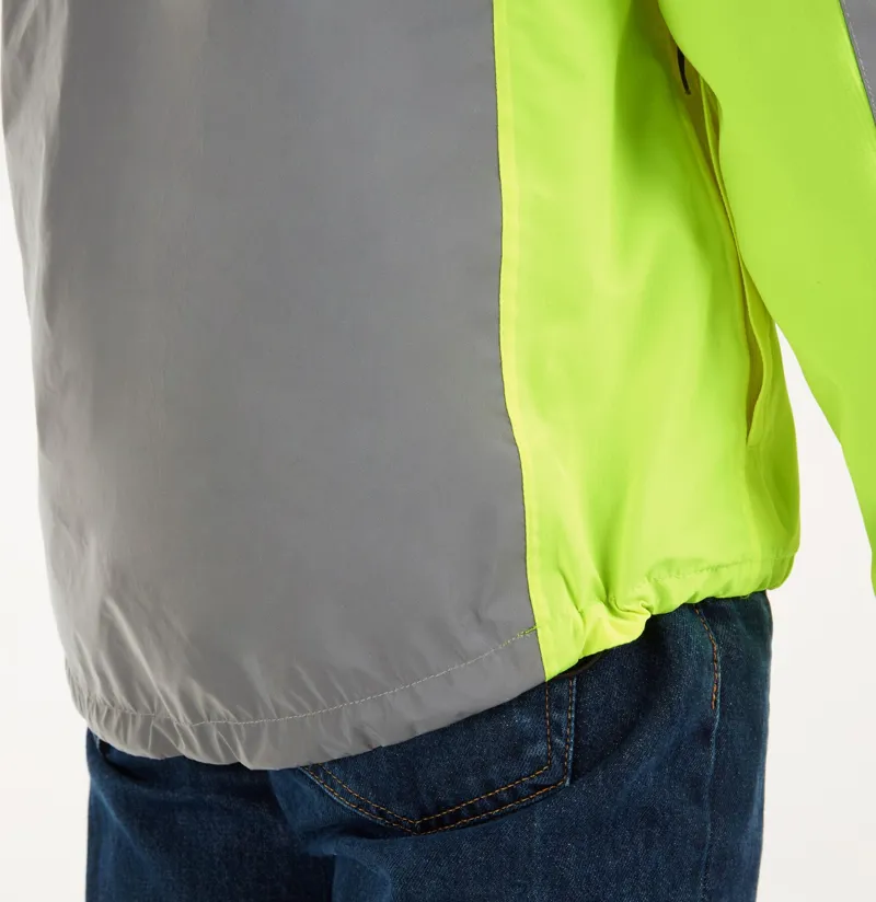 Madison Stellar FiftyFifty Reflective Mens Waterproof Jacket In Hi-Viz - Image 5