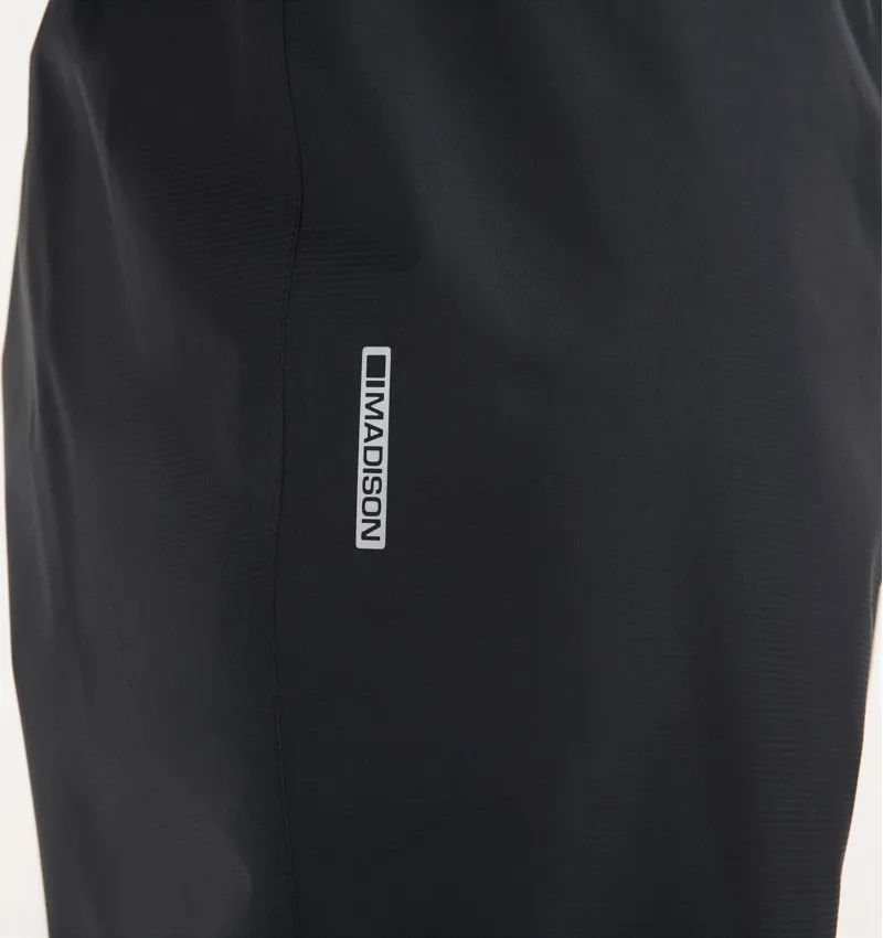 Madison Protec Mens 2-layer Waterproof Overtrousers In Black - Image 3