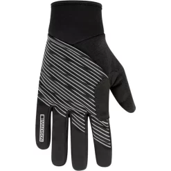 Madison Stellar Reflective Windproof Thermal Gloves In Black
