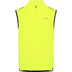 Madison Stellar Reflective Windproof Cycling Gilet In Hi-Viz Yellow