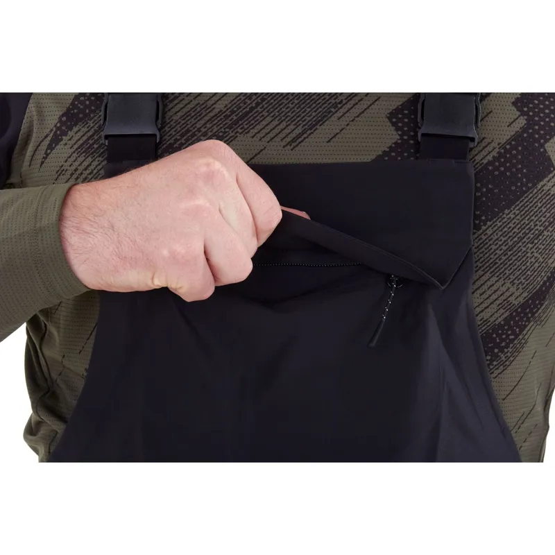 Madison DTE 3-Layer Waterproof Cycling Bib Trousers In Black - Image 6