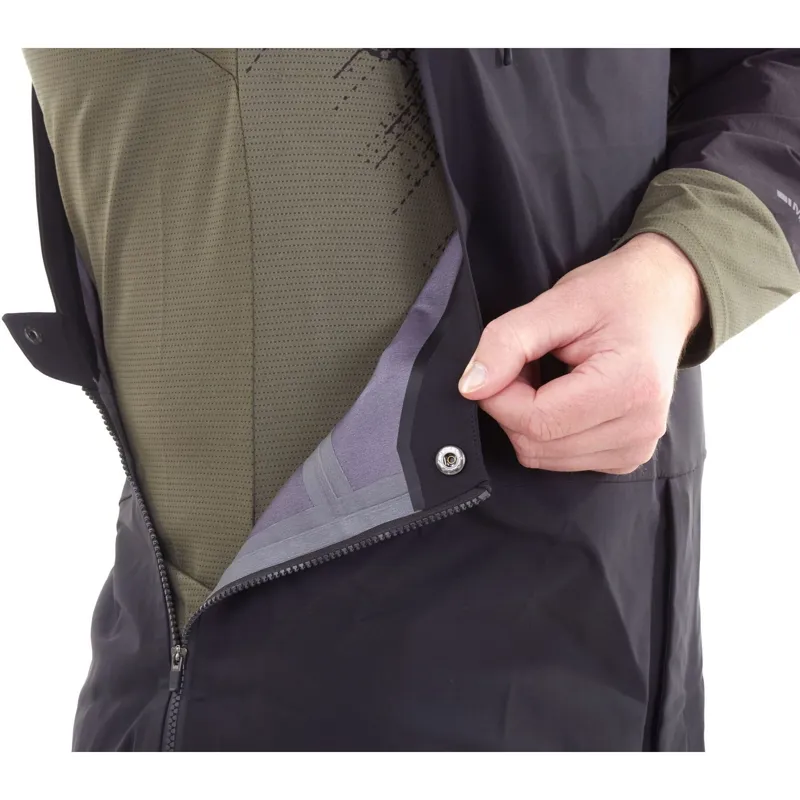 Madison DTE 3-Layer Waterproof Cycling Bib Trousers In Black - Image 3