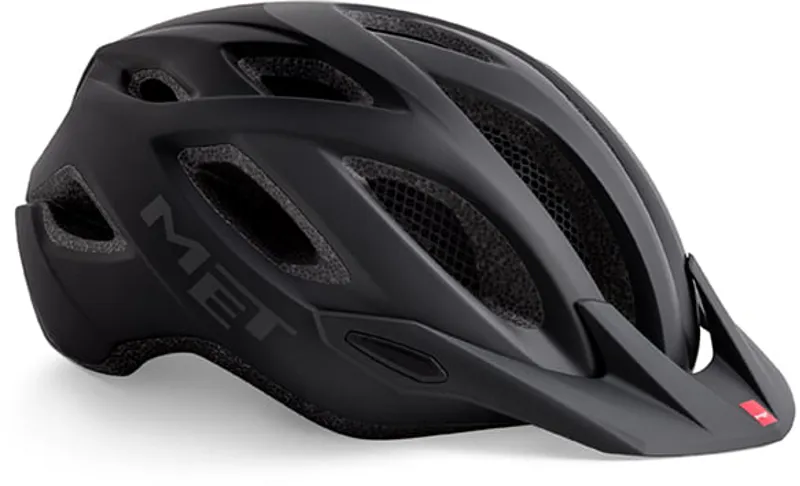Met Crossover Helmet In Shaded Matt Black - Image 2