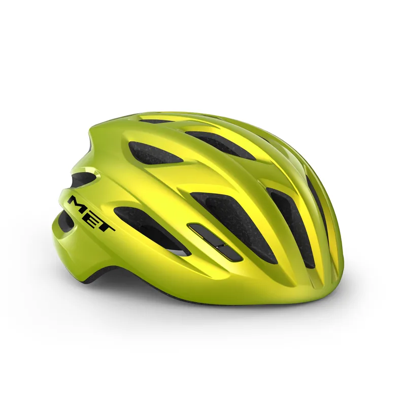 MET Idolo MIPS Road Cycling Helmet In Yellow Metallic