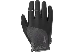 Specialized Body Geometry Dual-Gel Long Finger Gloves In Black