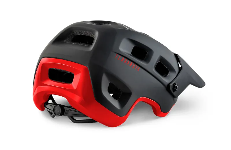 MET Terranova Mips Helmet In Black + Red - Image 2