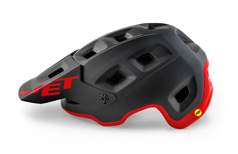 MET Terranova Mips Helmet In Black + Red - Image 4