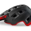 MET Terranova Mountain Bike Helmet In Black And Red