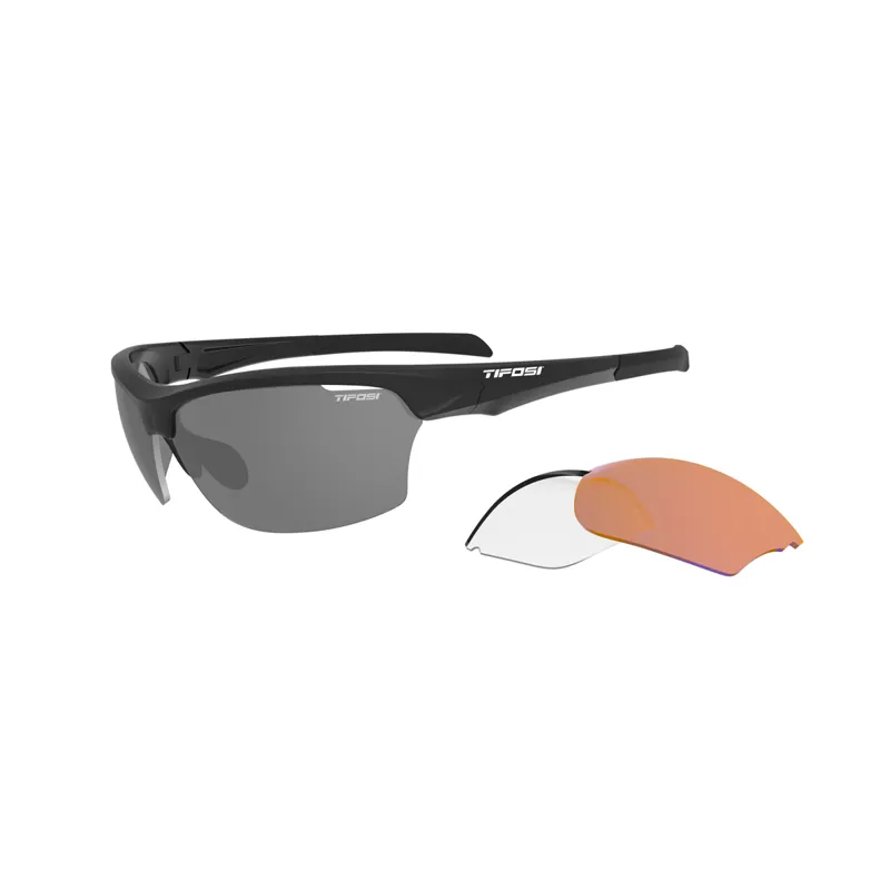 Tifosi Intense Interchangable Lens Cycling Sunglasses In Black - Image 2