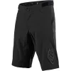 Troy Lee Designs Flowline MTB Shorts With Liner In Solid Black